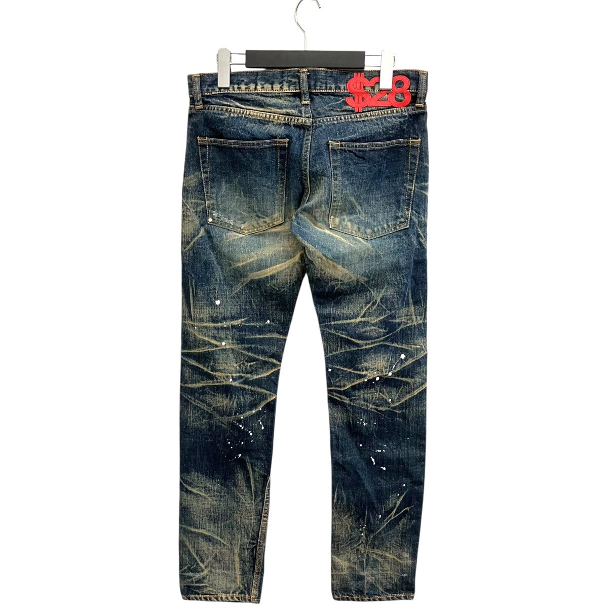 SWAGGER(スワッガー) ペイントデニムパンツ インディゴ サイズ 28