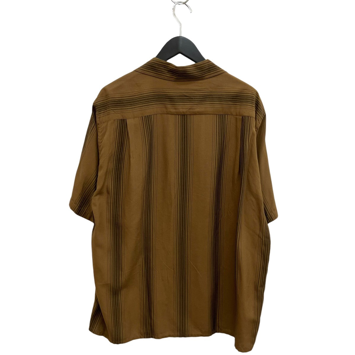 23SSSTRIPED OPEN COLLAR SHIRT半袖シャツ