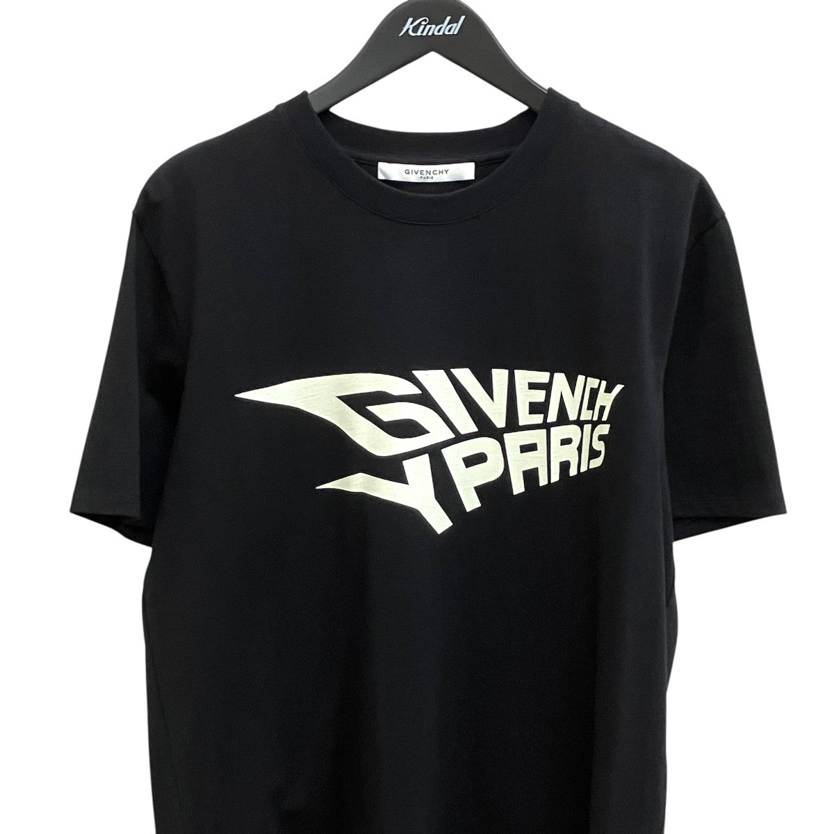 GIVENCHY(ジバンシィ) Glow-In-The-Dark-Logo-Print Cotton-Jersey T