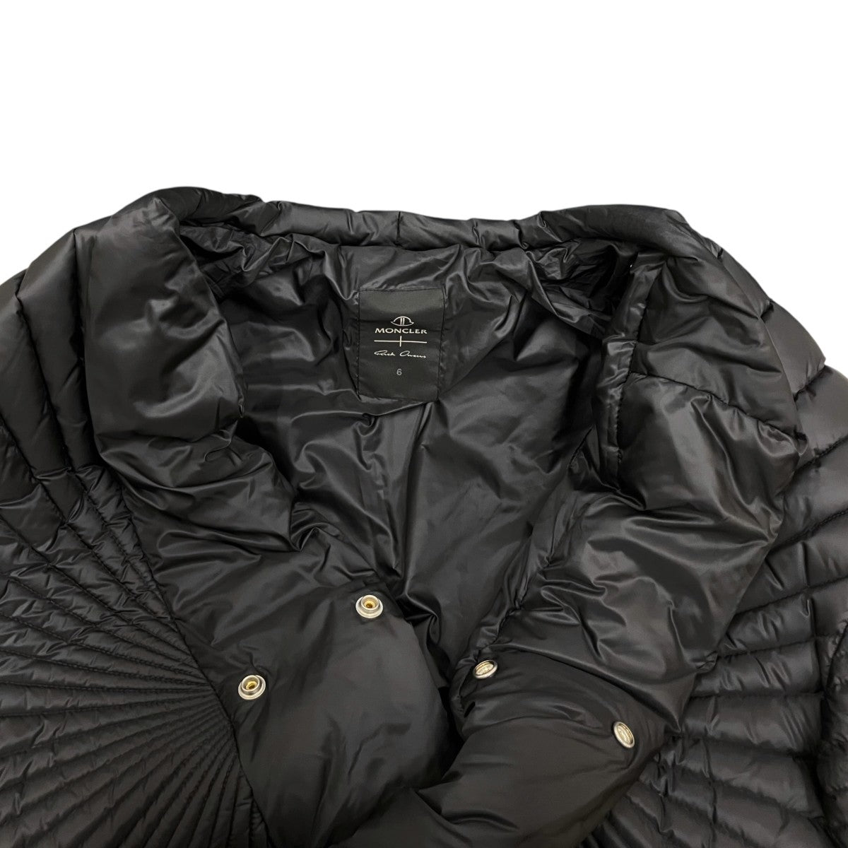RICK OWENS×MONCLER ダウンジャケットI209N1B00001 M3632 古着・中古-6枚目のアイテム画像