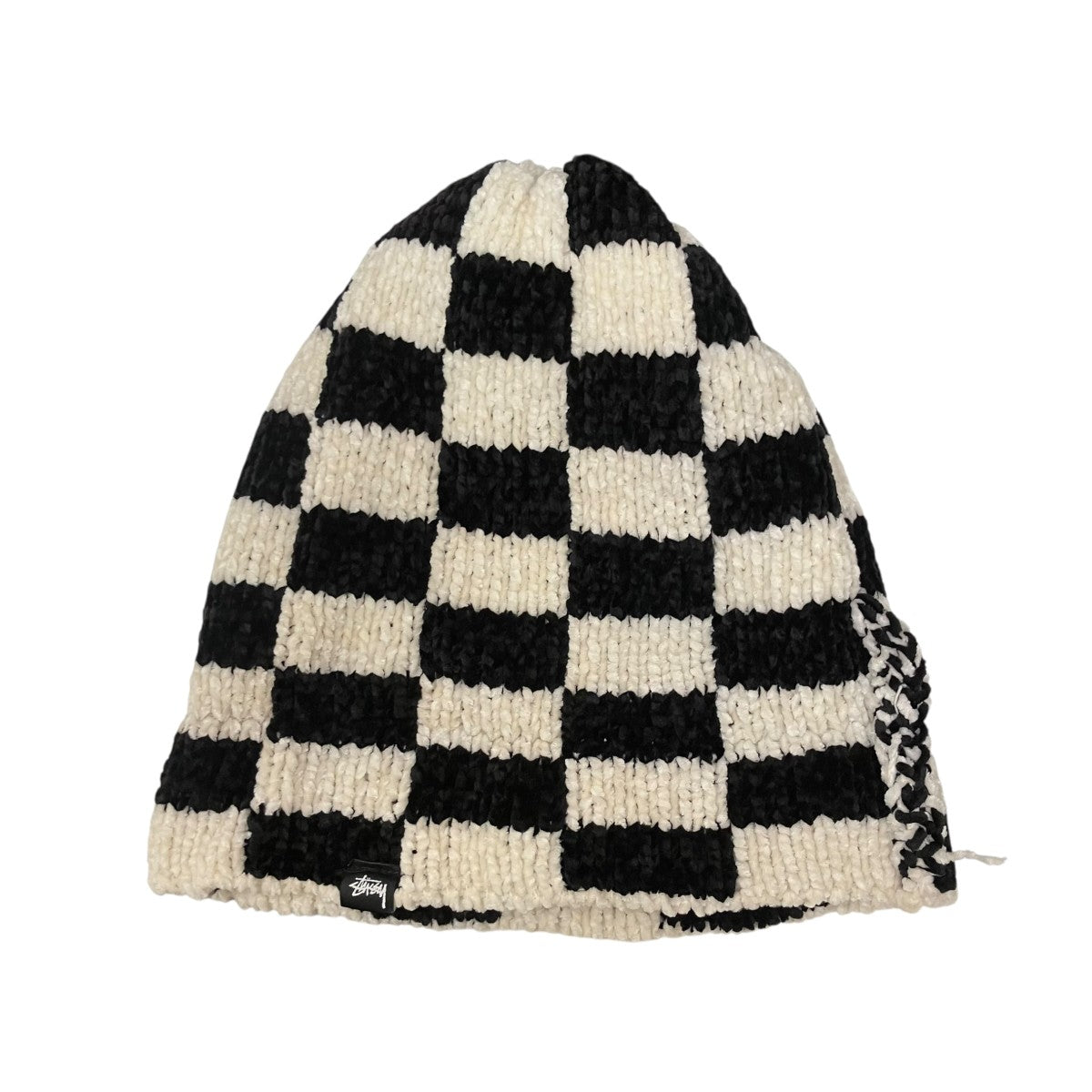 Crochet Checkered Beanieクロシェットチェックビーニー1321139