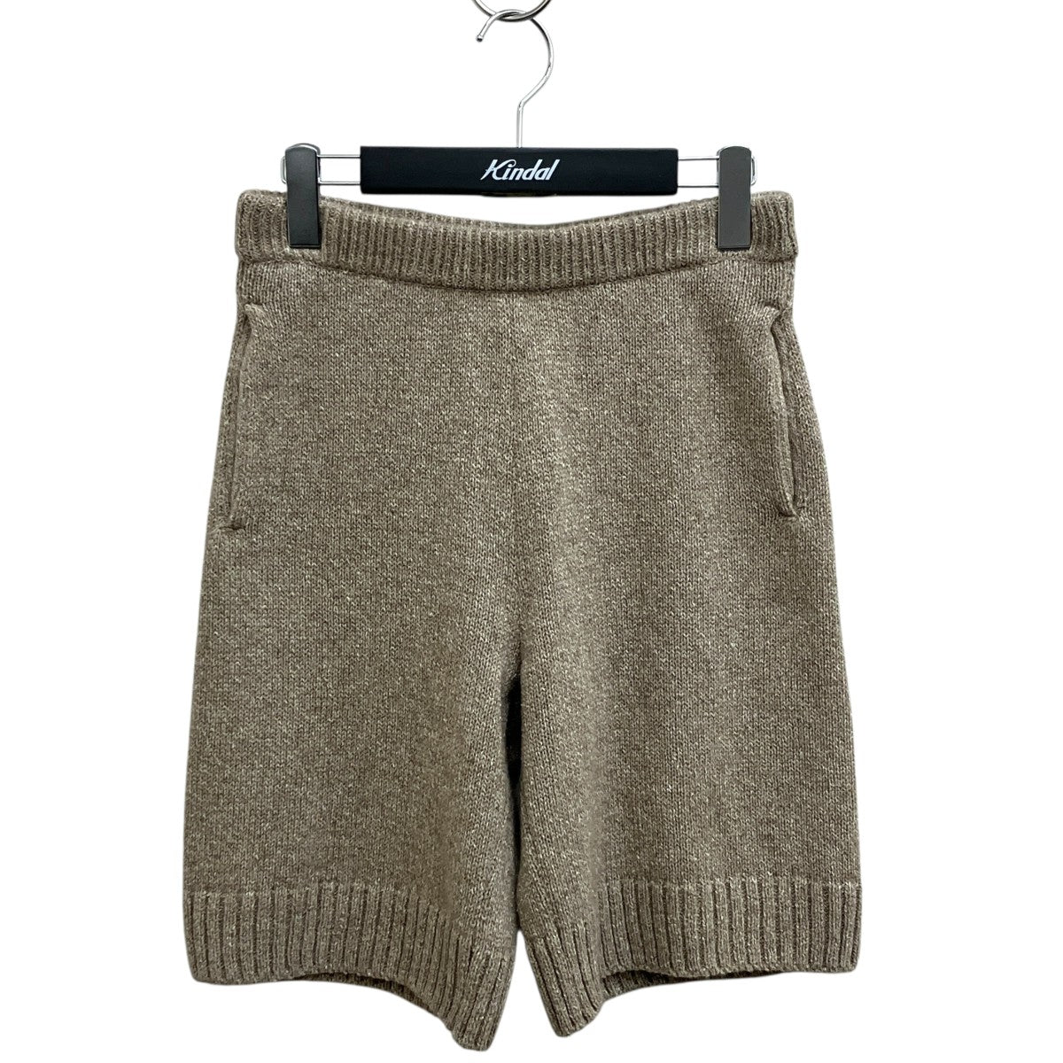 CASHMERE SILK MELANGE KNIT SHORTSニットパンツA26SP05NS