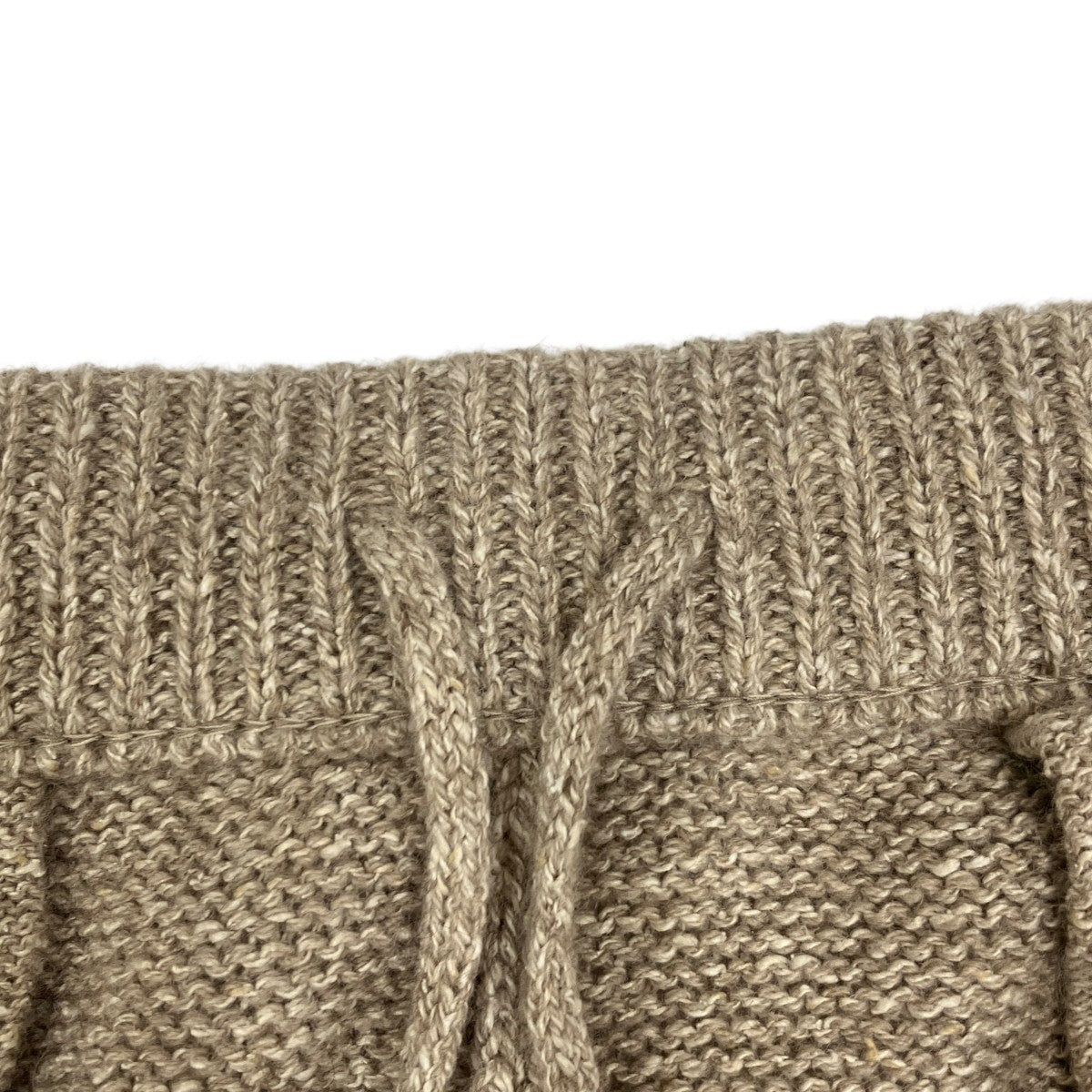CASHMERE SILK MELANGE KNIT SHORTSニットパンツA26SP05NS