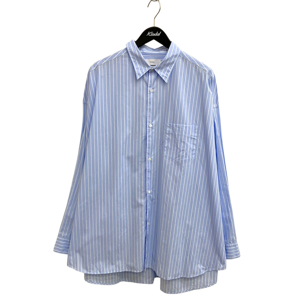 Graphpaper SIDOGRAS L S Oversized Regular Collar ShirtSIDOGRAS ShirtストライプシャツGM242-50002