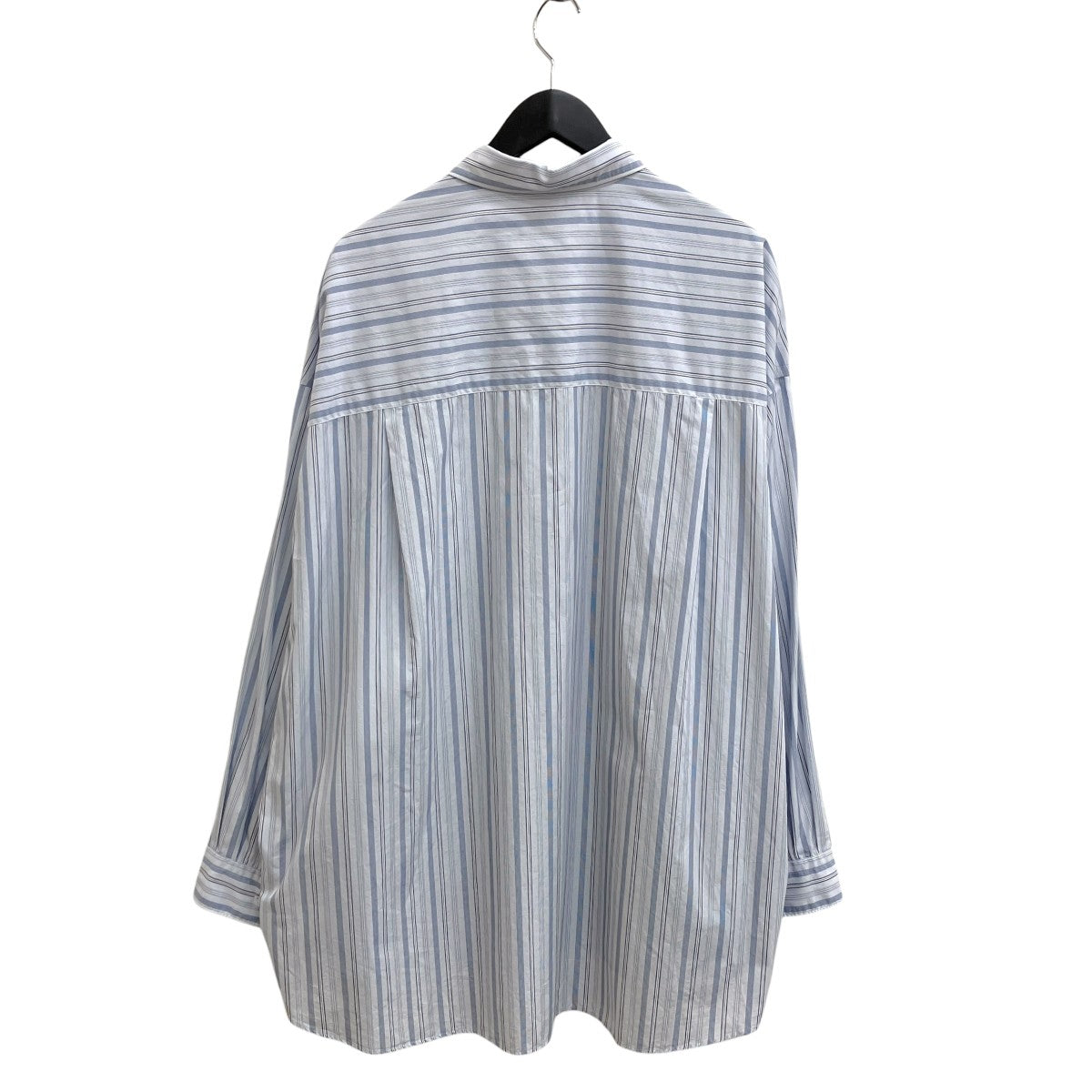 Broad L S Oversized Regular Collar Shirtストライプ長袖シャツGM243-50001STB