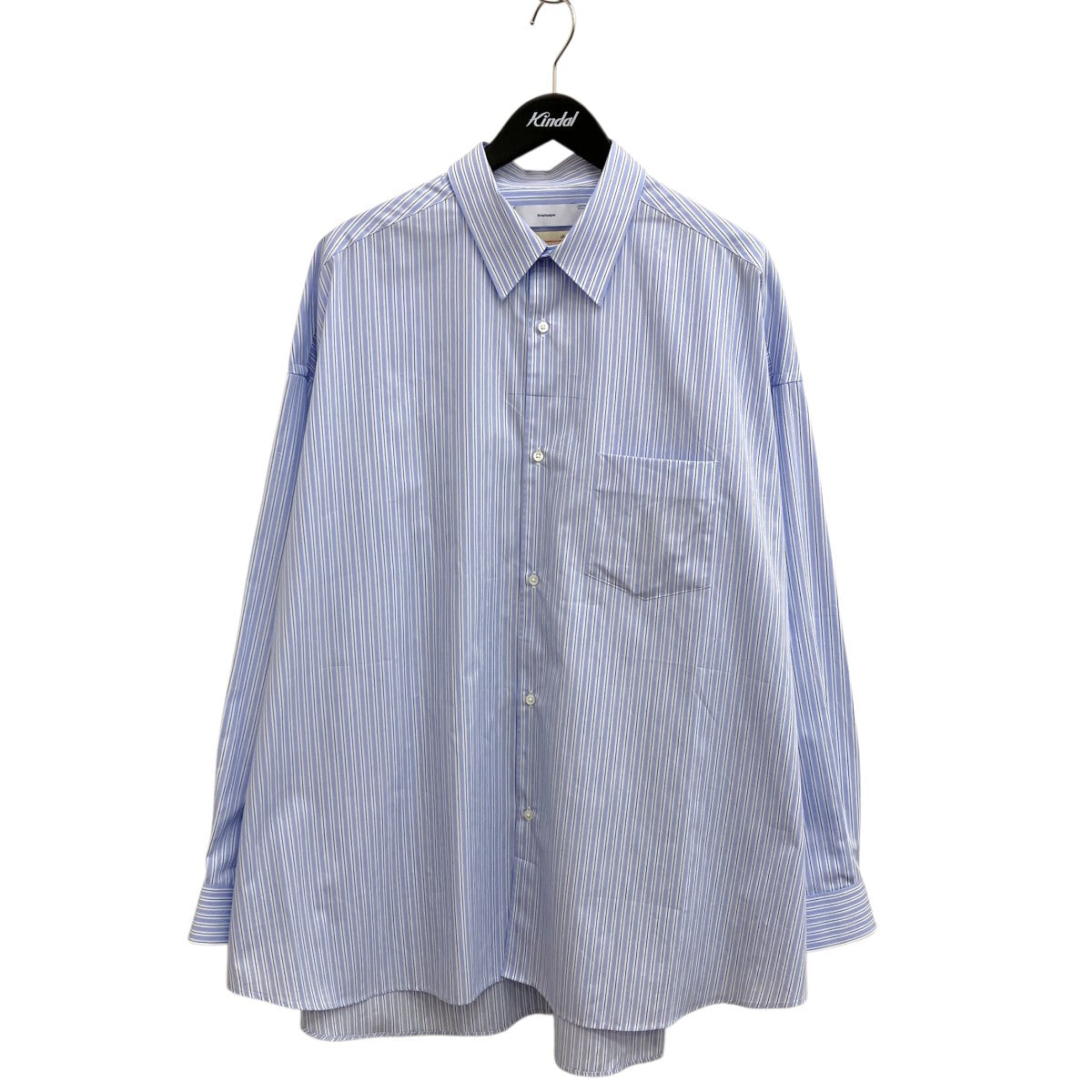 SIDOGRAS L S Oversized Regular Collar ShirtストライプシャツGM252-50010