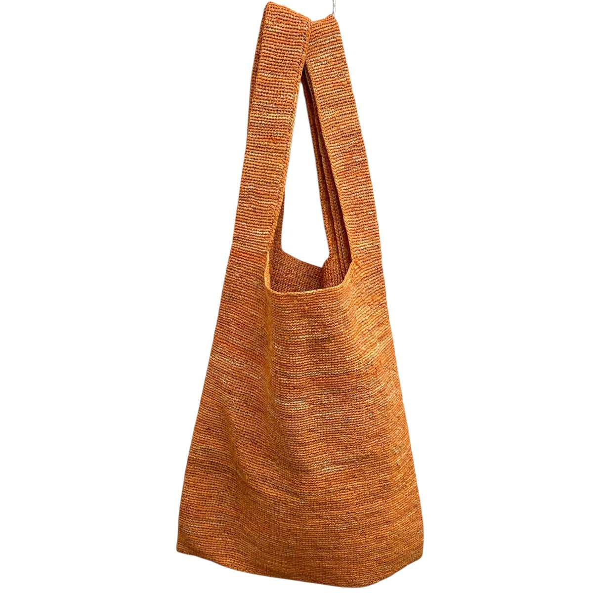 seya．(セヤ) RAFFIA SHOPPING BAGトートバッグ オレンジ｜【公式
