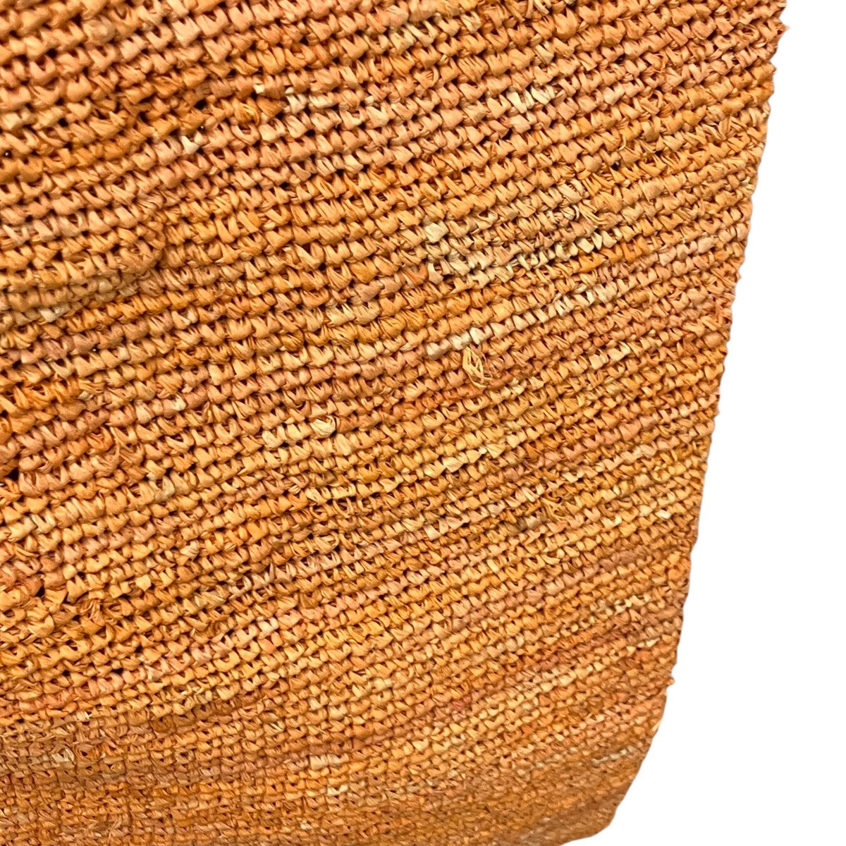 seya．(セヤ) RAFFIA SHOPPING BAGトートバッグ オレンジ｜【公式