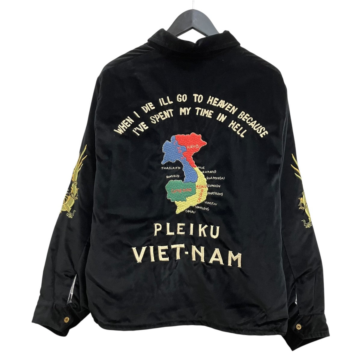 GOLD(ゴールド) VIETNUM JACKET SOUVENIR ／GL15358 GL15358 ブラック