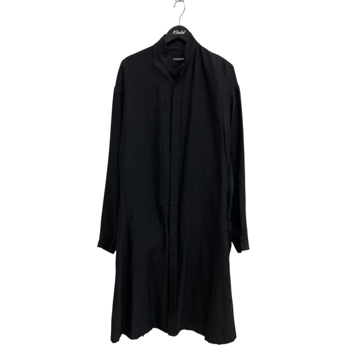 ジャガードチェックロングシャツ長袖シャツ847SHM2-M