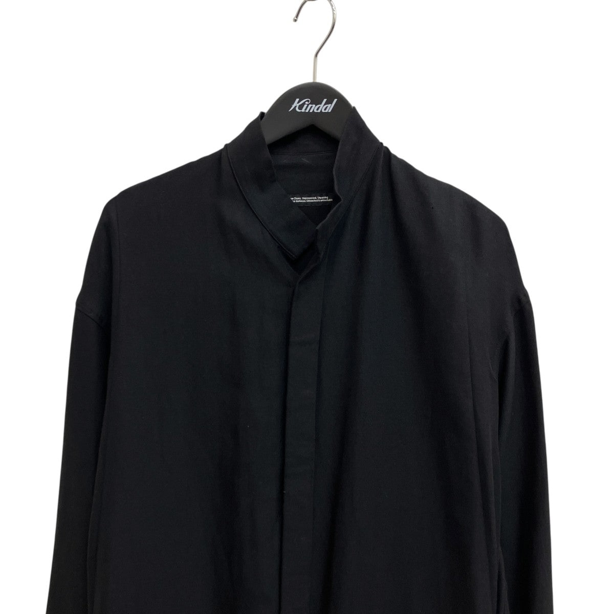 ジャガードチェックロングシャツ長袖シャツ847SHM2-M