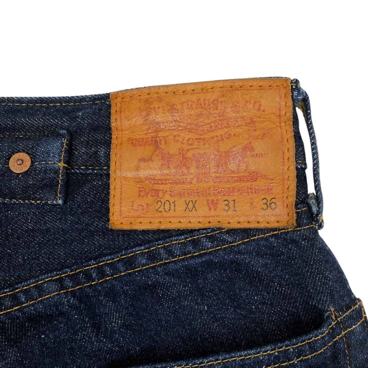 LEVI'S(リーバイス) 90s201XX BIG E ボタン裏555 バレンシア工場デニム