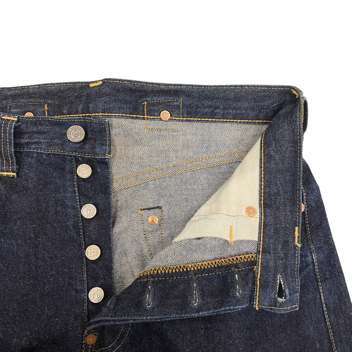 90s201XX BIG E ボタン裏555 バレンシア工場デニムパンツ