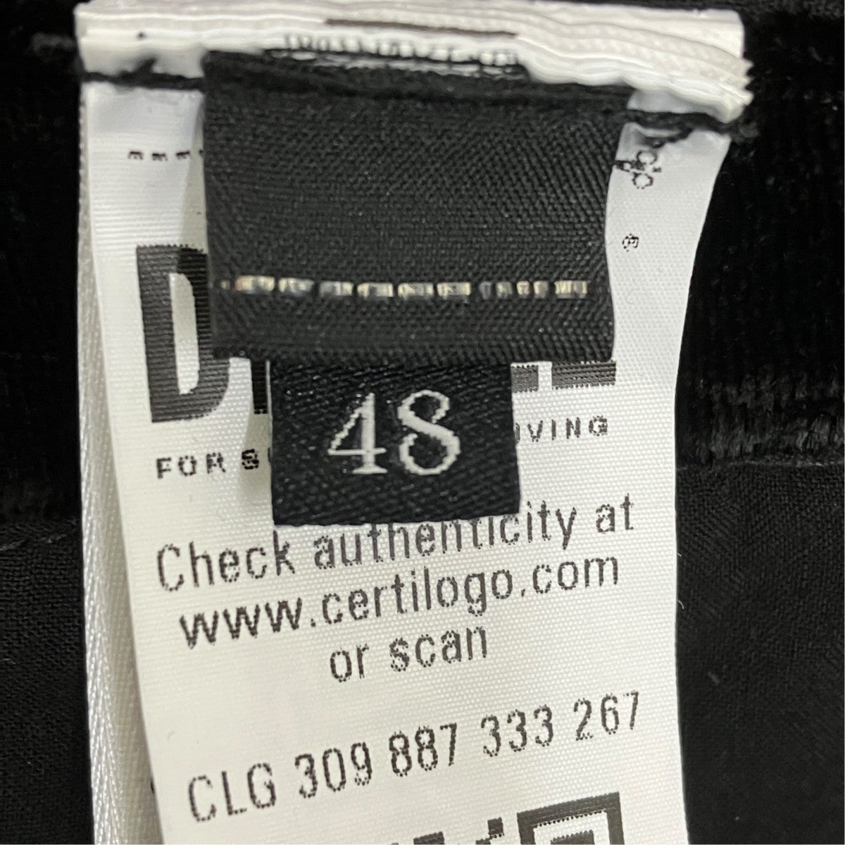 DIESEL 24AW ベルベットジップアップブルゾン A18462 0AJFR 古着・中古-7枚目のアイテム画像