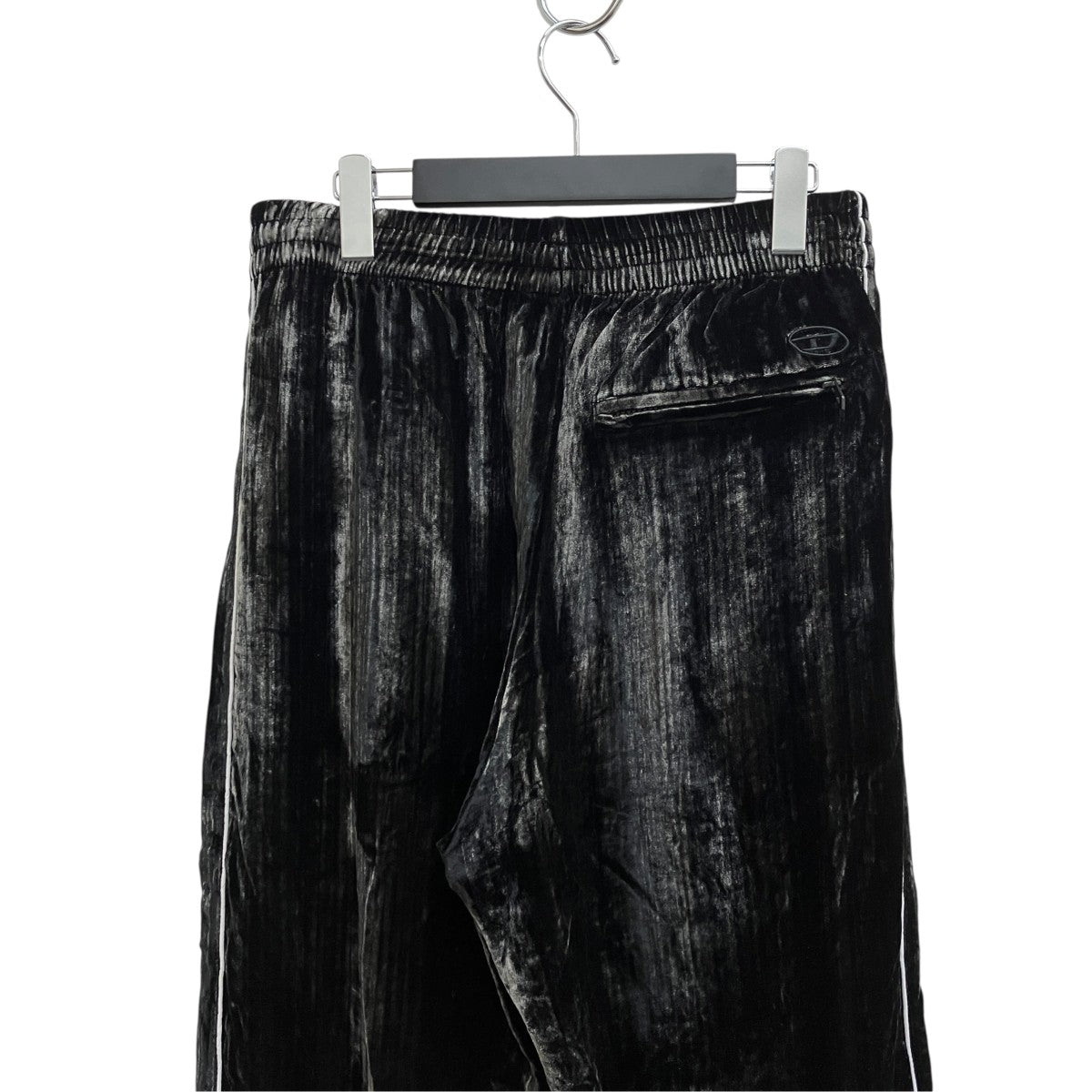 DIESEL P-HAY サイドライン ベロアトラックパンツ A18469 0AJFR 古着・中古-4枚目のアイテム画像