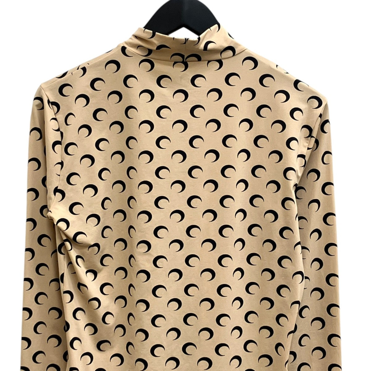 Moon Printed Jersey Ls Highneck Top長袖カットソー