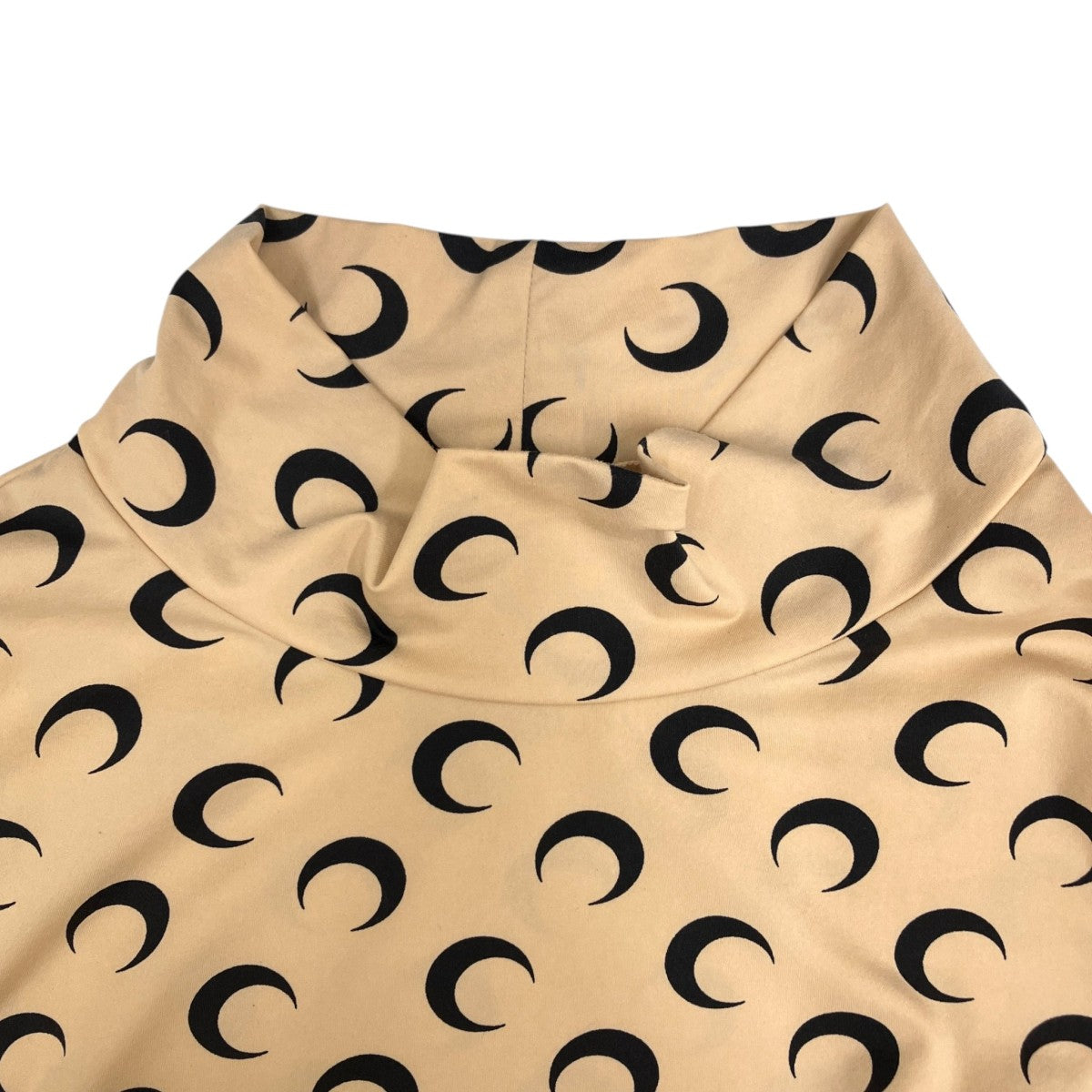 Moon Printed Jersey Ls Highneck Top長袖カットソー