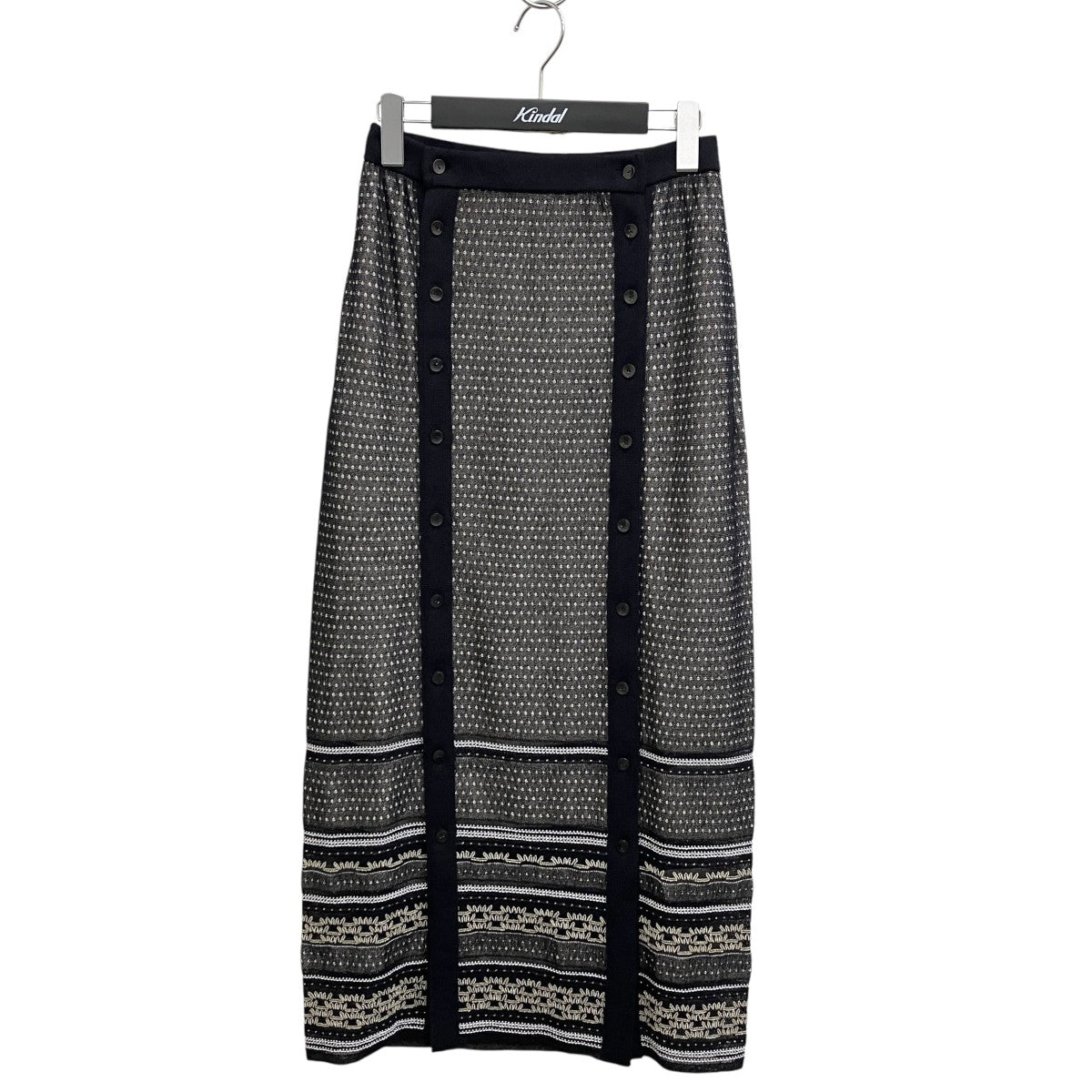 MURRAL Jewel knit skirtニットスカート242-0903 古着・中古-1枚目のアイテム画像