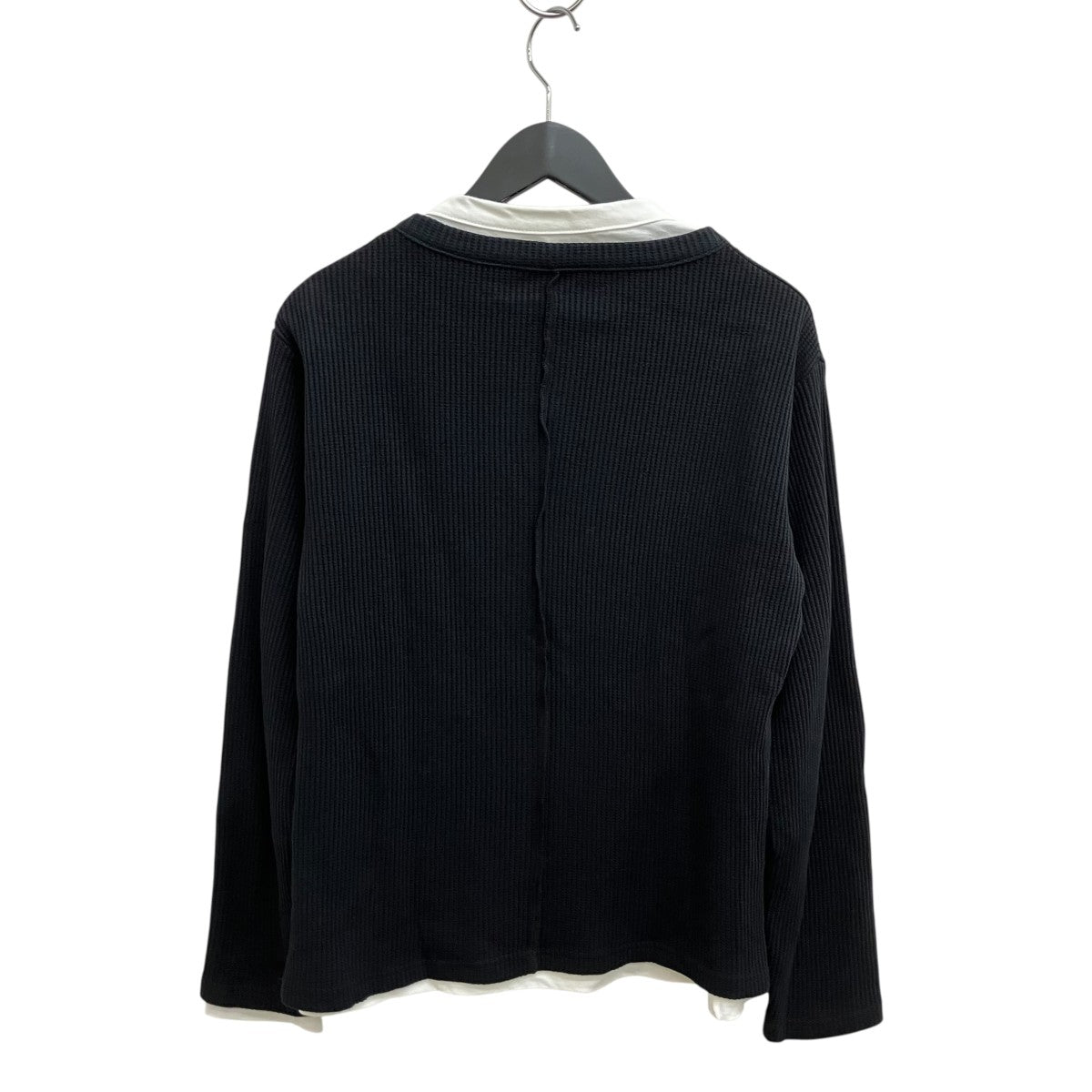 Double-layered Thermal Henley Long Sleeve T-ShirtニットカットソーGRAIs1031