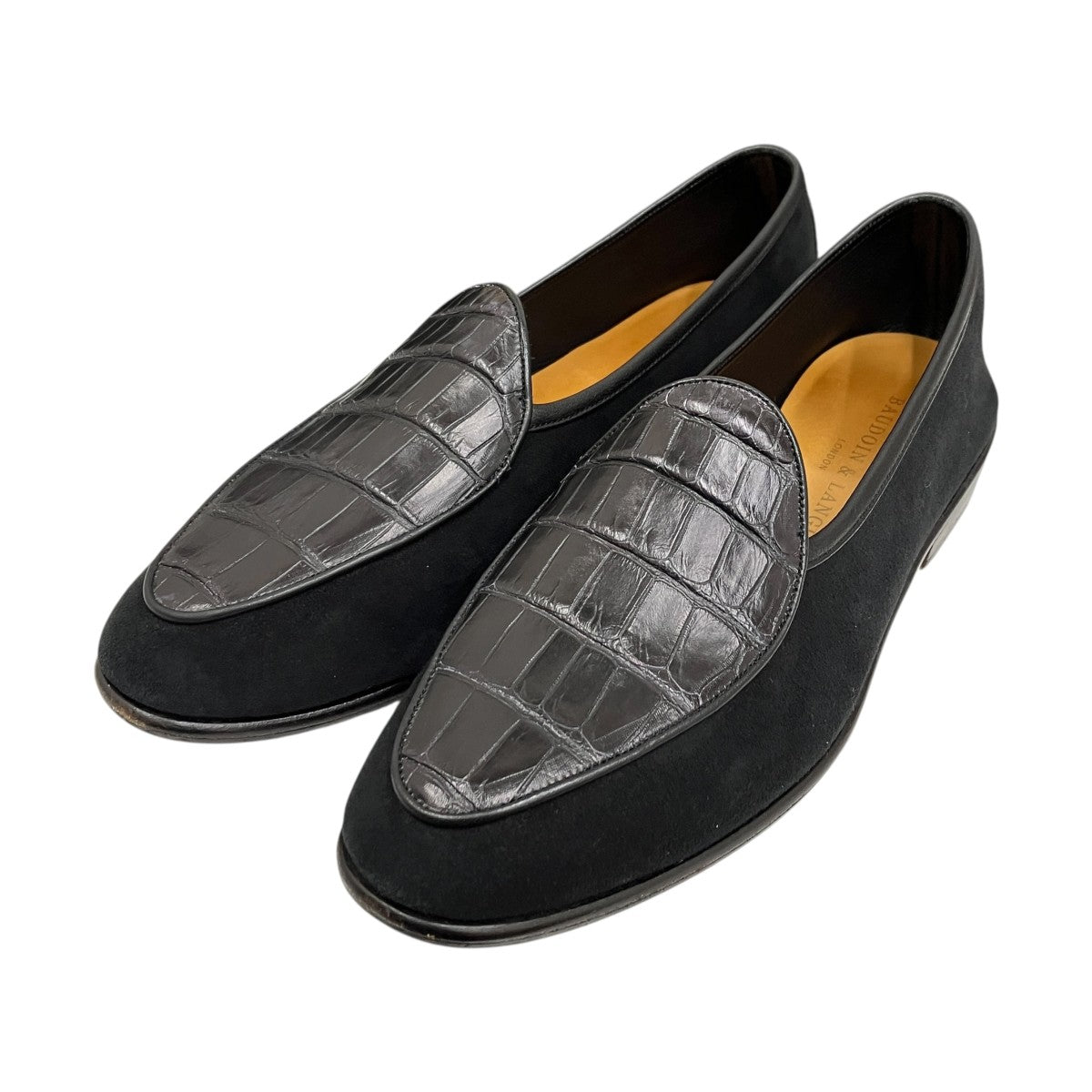 BAUDOIN＆LANGE スウェードシューズ 古着・中古-1枚目のアイテム画像