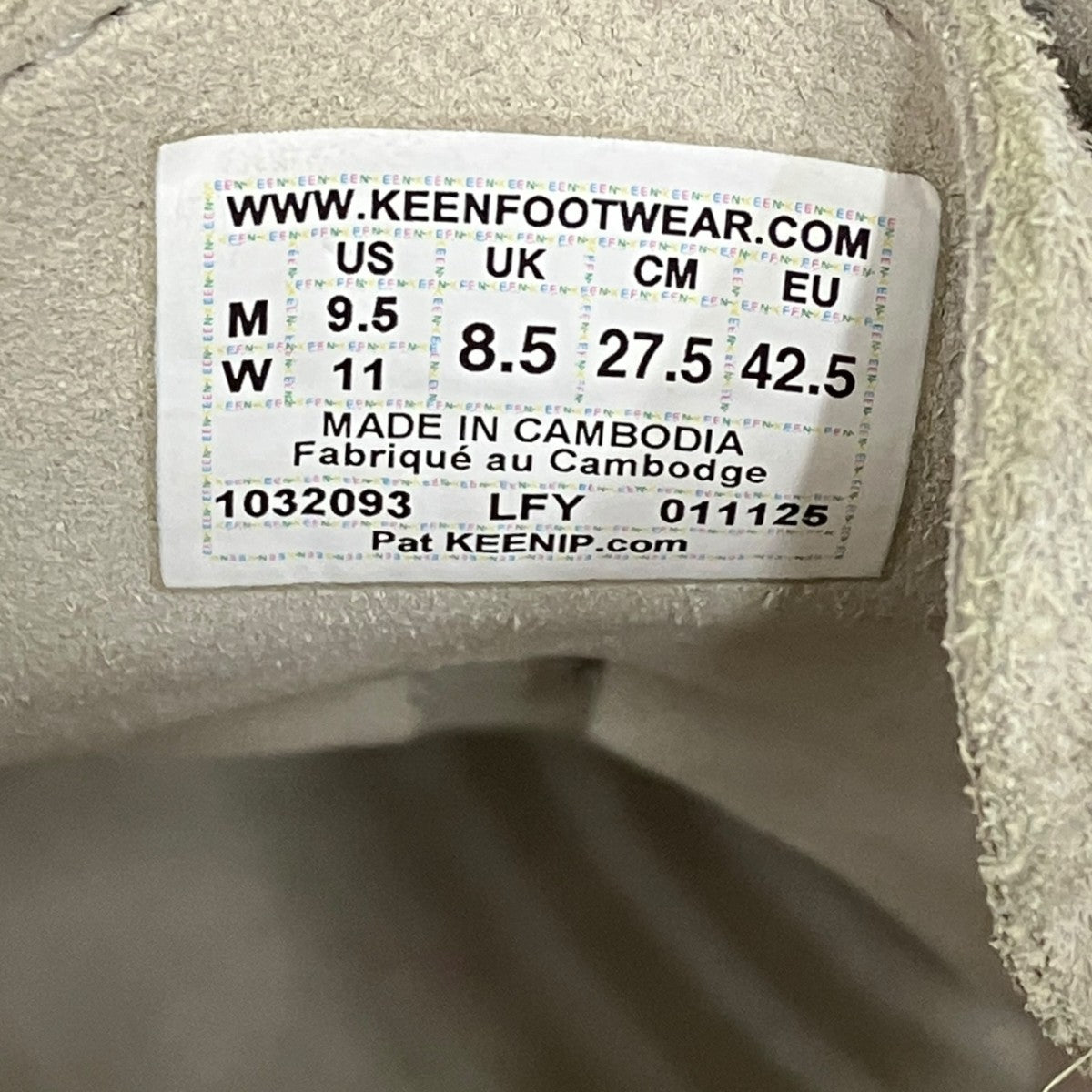 KEEN UNEEK LEAサンダル1032093 古着・中古-6枚目のアイテム画像