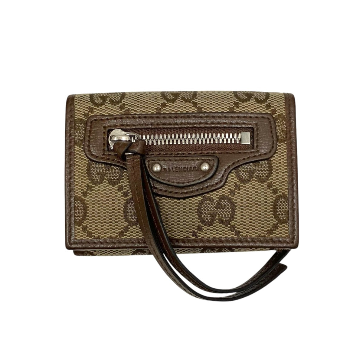 GUCCI×BALENCIAGA Hacker Project Neo Classic WalletGGキャンバス3つ折り財布681708 古着・中古-1枚目のアイテム画像