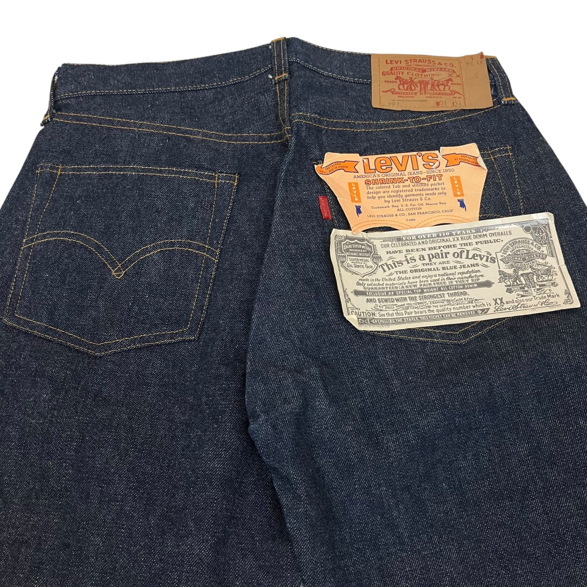 501 66 デッドストックvintageデニムパンツ