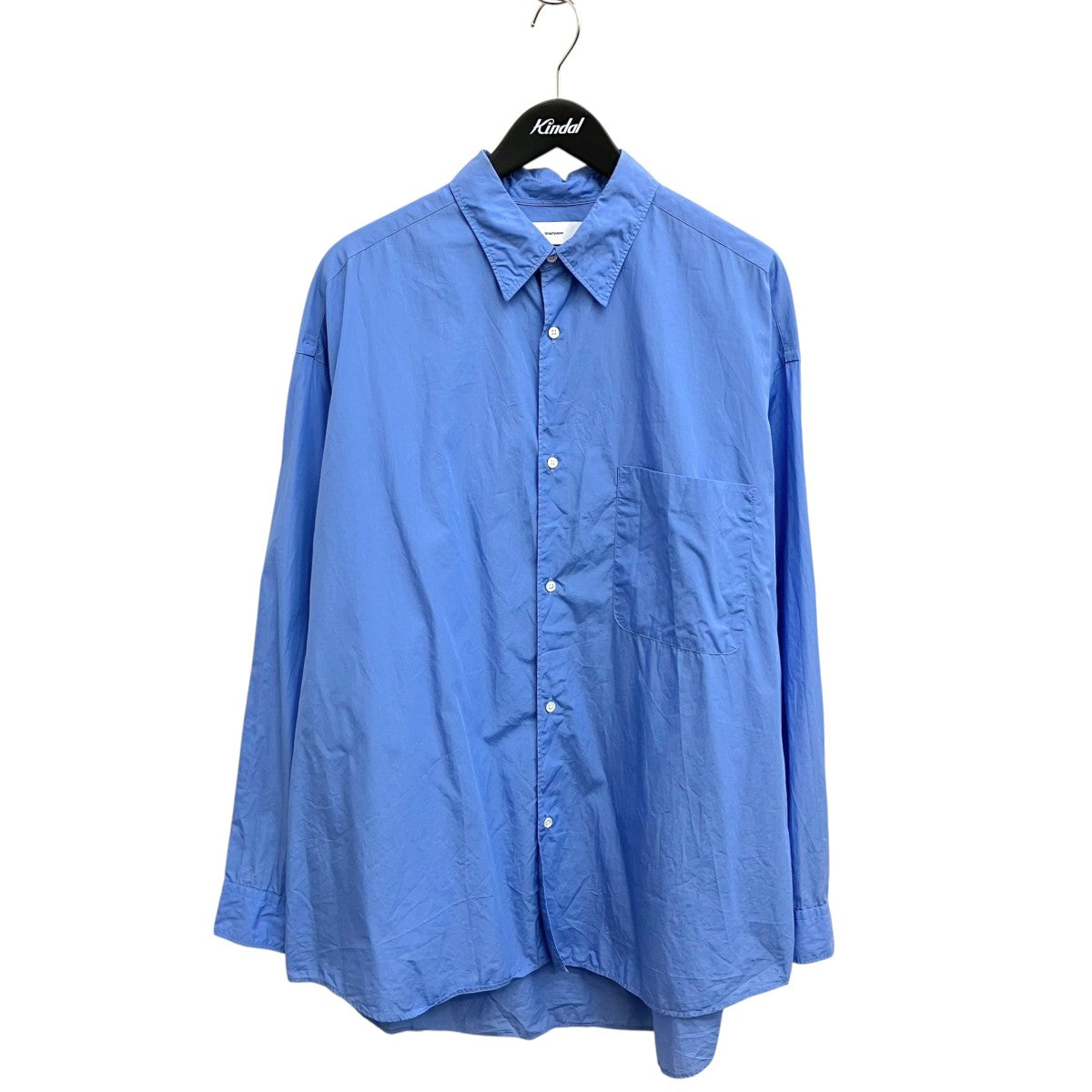 Broad L S Oversized Regular Collar Shirt長袖シャツGM223-50061B