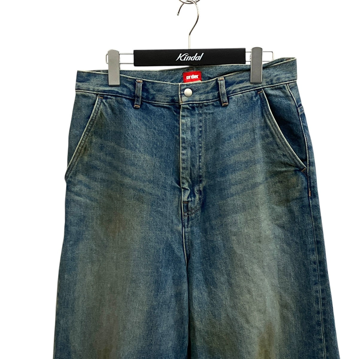 order LOOSE DENIM HALF PANTS VINTAGEデニムパンツorder-029-V 古着・中古-3枚目のアイテム画像