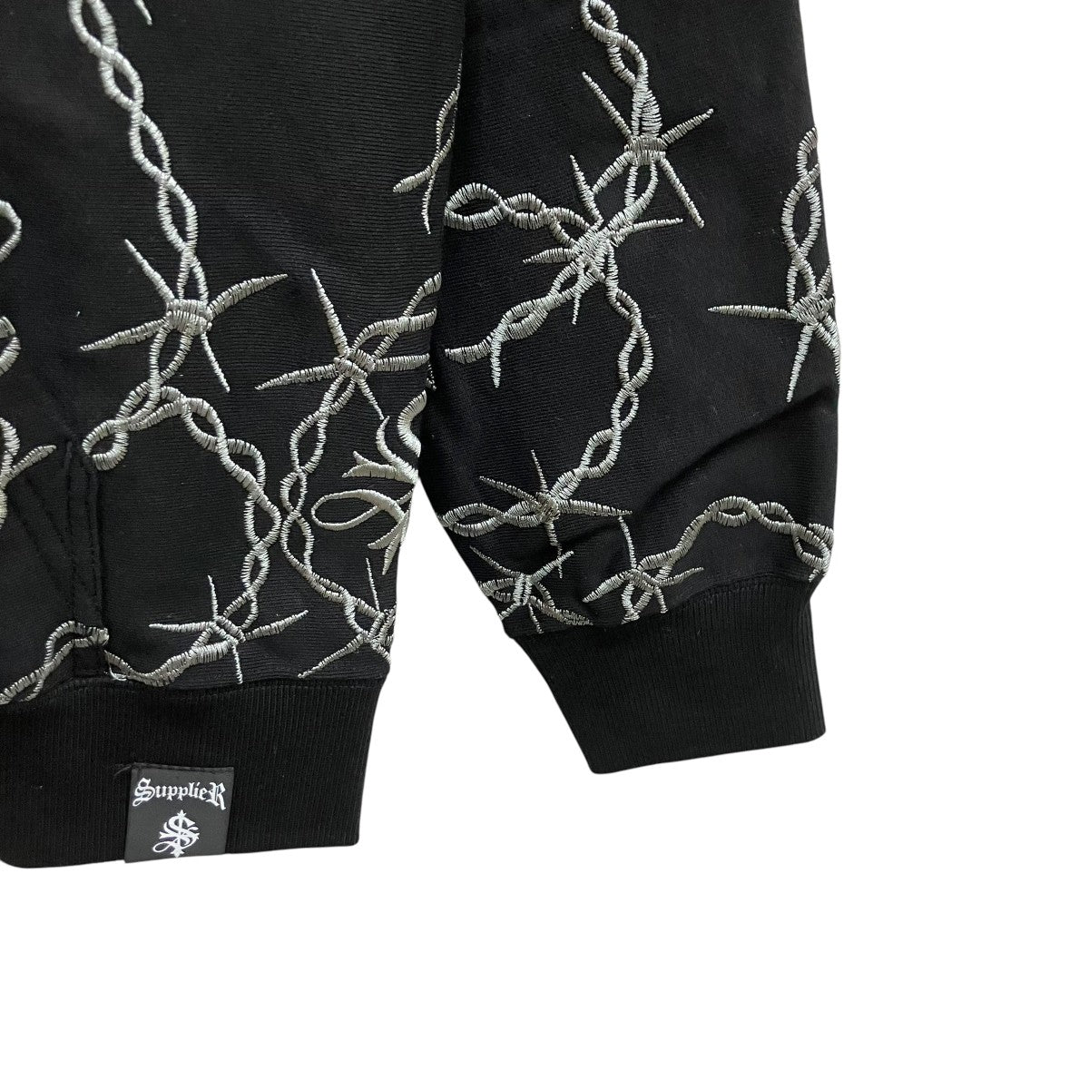 CROSS CHAIN EMBROIDERY ZIP HOODIEジップパーカー