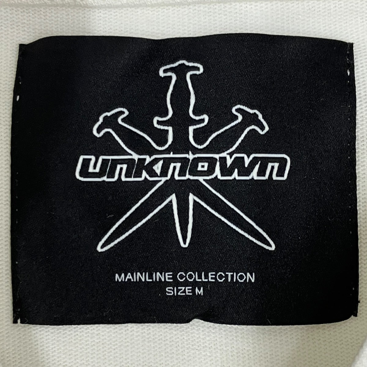 UNKNOWN LONDON(アンノウンロンドン) 半袖Tシャツ ホワイト サイズ M
