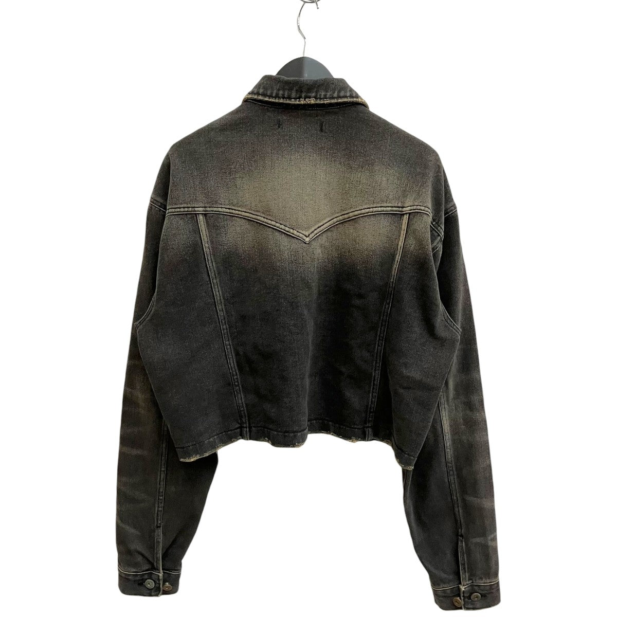 wrinkled washing denim crop jacketデニムジャケット