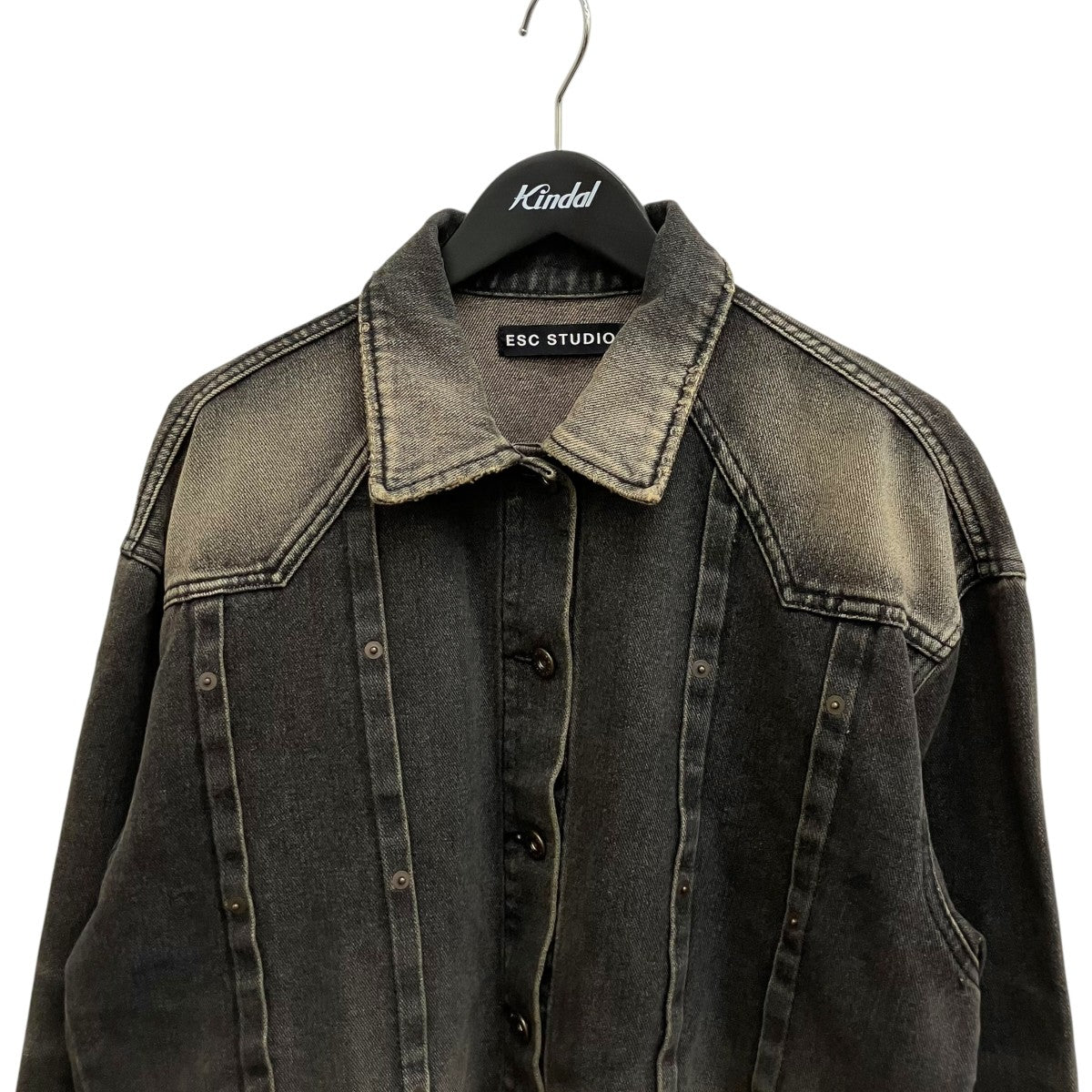 wrinkled washing denim crop jacketデニムジャケット