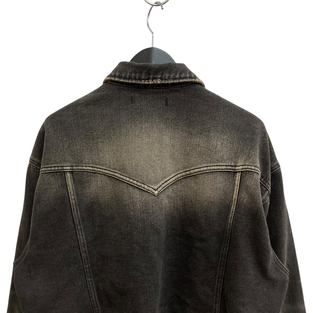 wrinkled washing denim crop jacketデニムジャケット