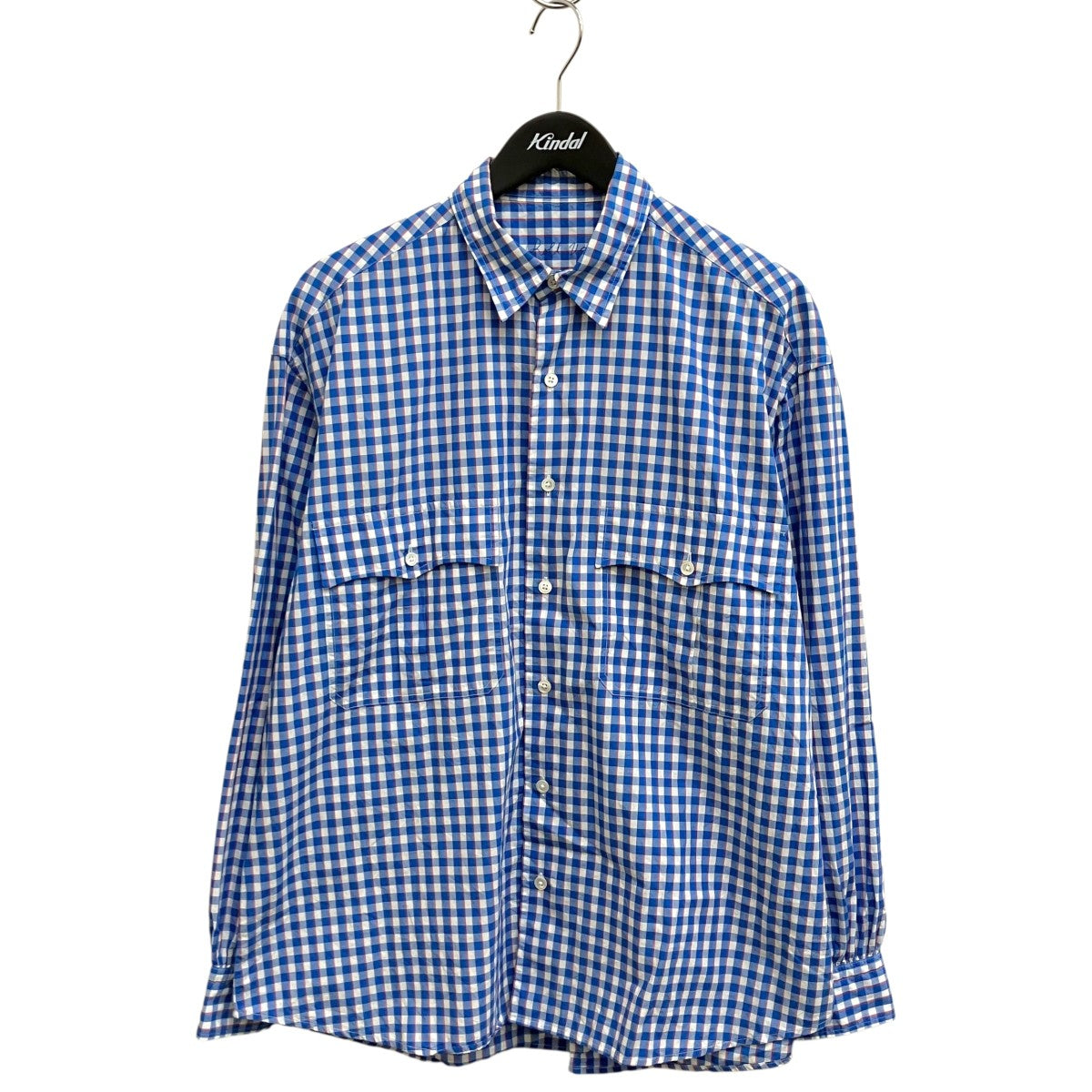 Roll Up Gingham Check Shirt長袖シャツ