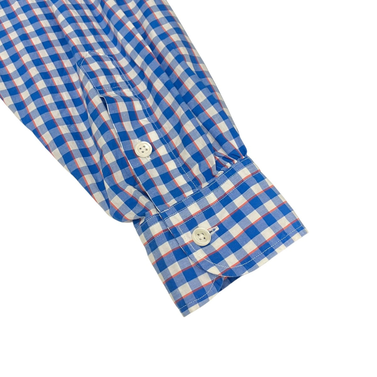 Roll Up Gingham Check Shirt長袖シャツ