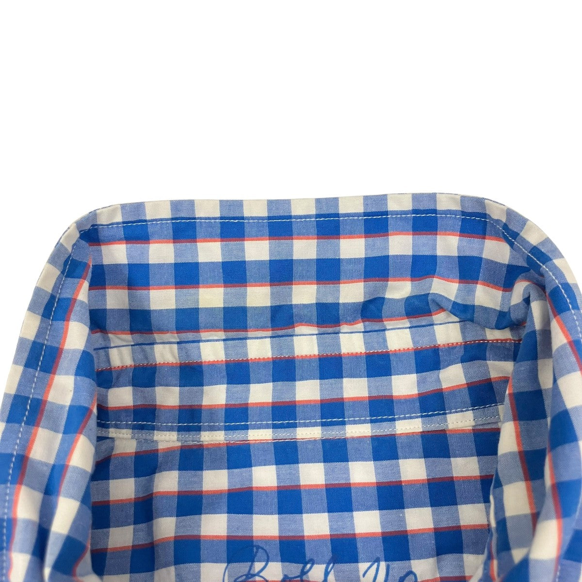 Roll Up Gingham Check Shirt長袖シャツ