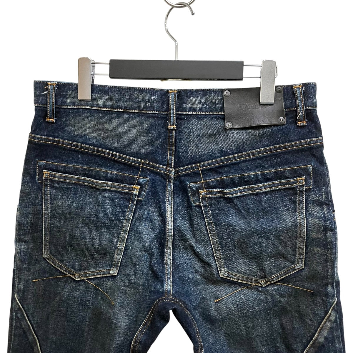 ストレッチデニム立体ショートPTデニムパンツ1483-12
