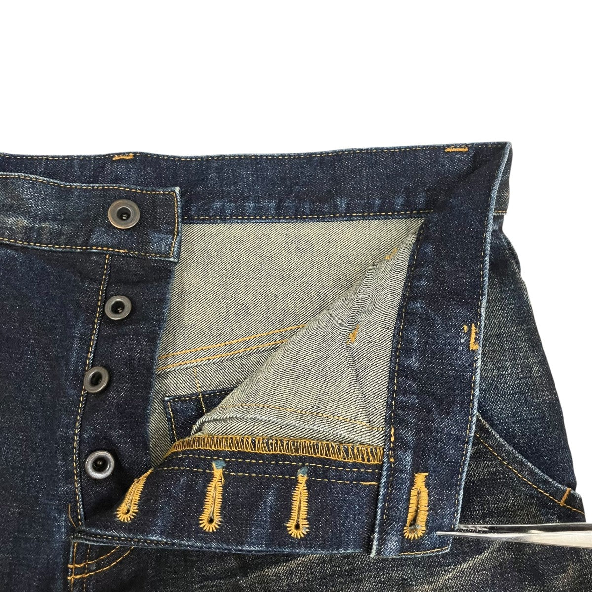 ストレッチデニム立体ショートPTデニムパンツ1483-12