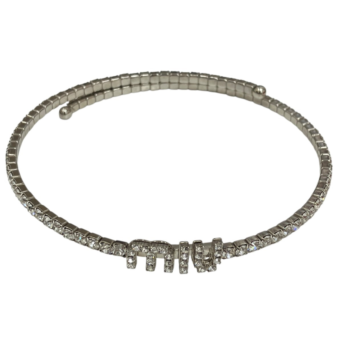 MIU MIU crystal necklaceチョーカー5JC871 古着・中古-3枚目のアイテム画像