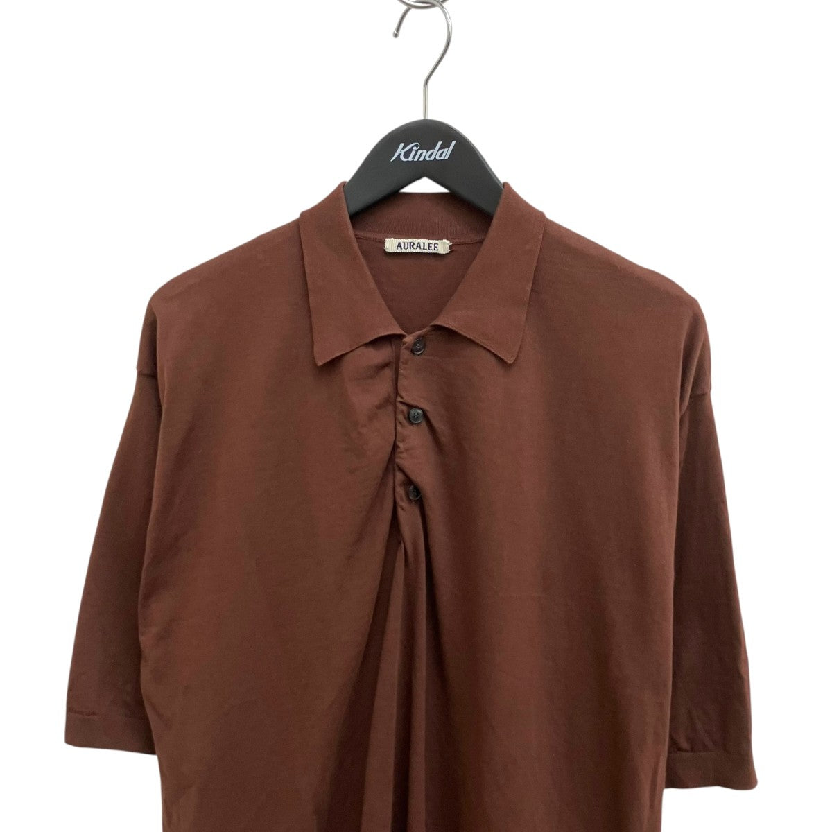 25SSSUPER HIGH GAUGE COTTON KNIT POLO半袖ポロシャツA25SP02KA