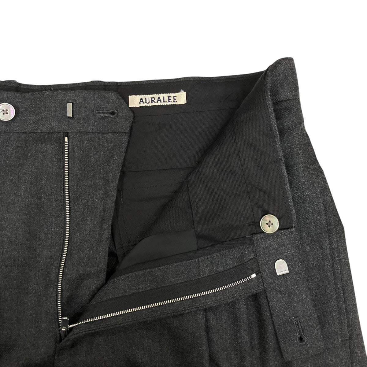 SUPER LIGHT WOOL TWO-TUCK SLACKSスラックスA25AP02OS