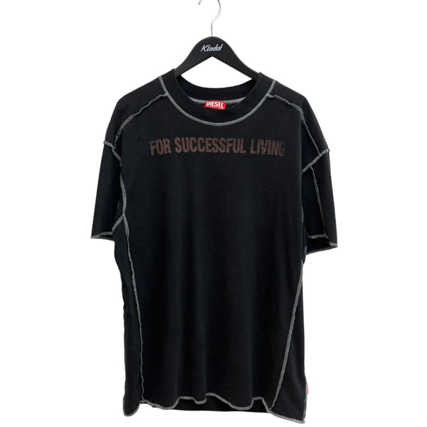 DIESEL(ディーゼル) T-CRAOR半袖TシャツA14162 A14162 ブラック サイズ