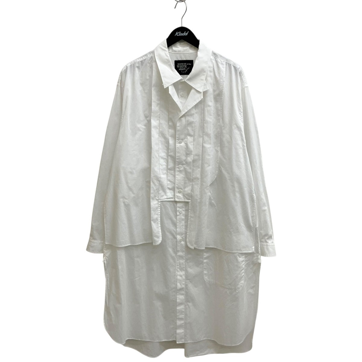 power of the WHITE shirt 前二重プリーツBIGB長袖シャツHE-B79-094