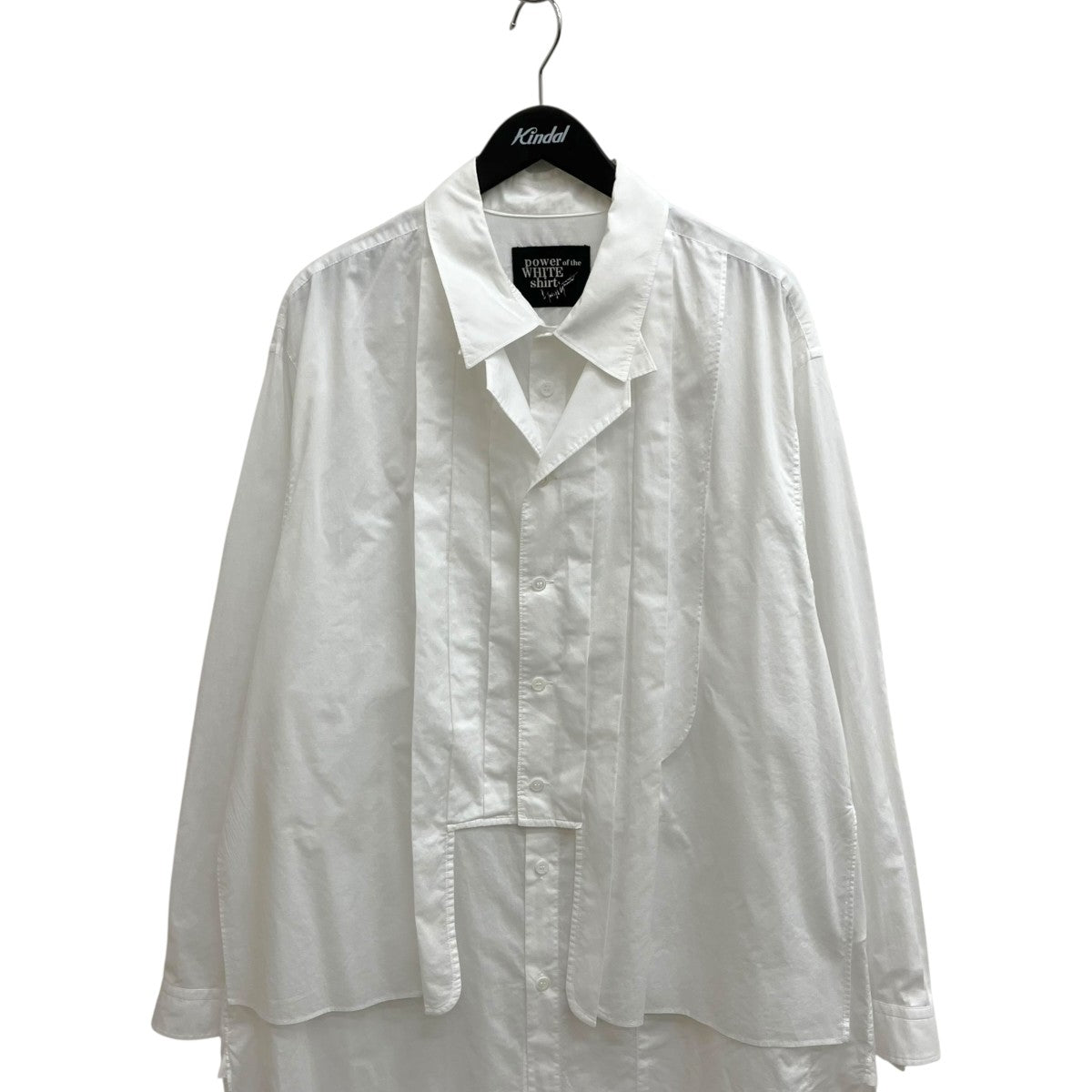 power of the WHITE shirt 前二重プリーツBIGB長袖シャツHE-B79-094