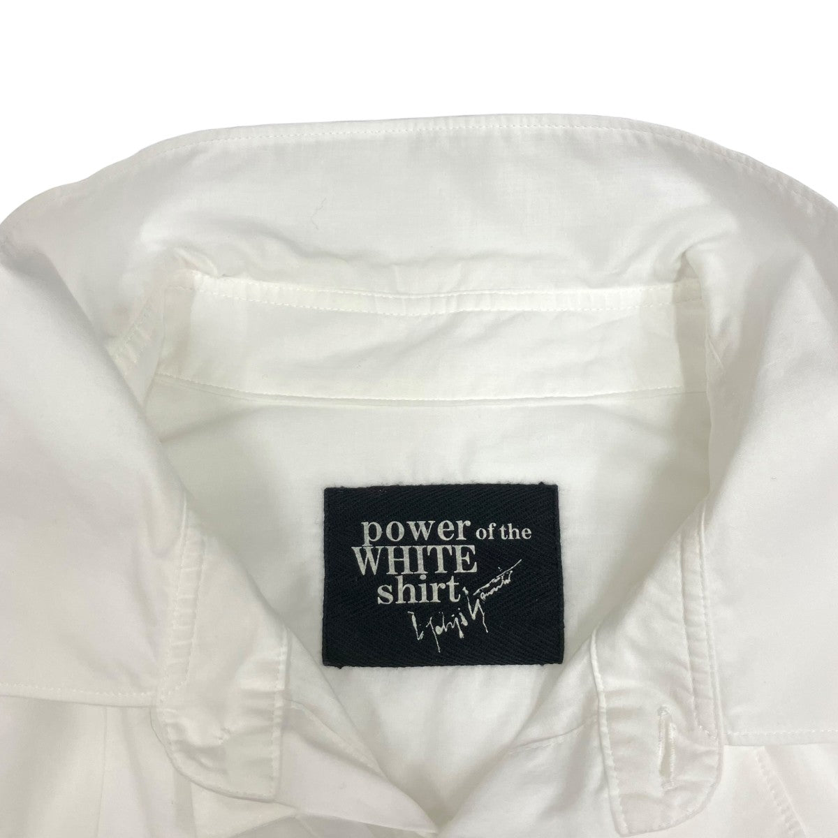 power of the WHITE shirt 前二重プリーツBIGB長袖シャツHE-B79-094