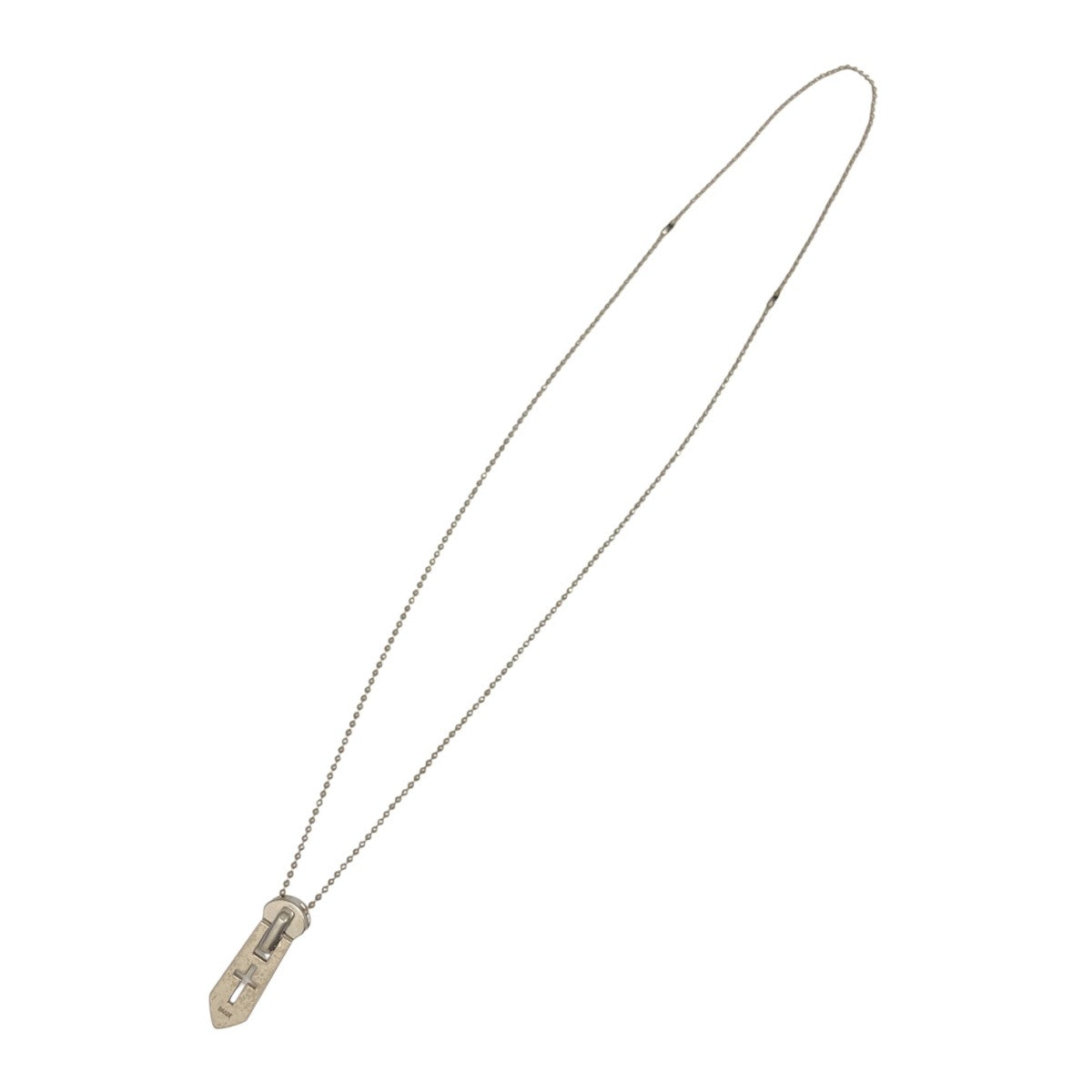 MASU COFFIN ZIPPER NECKLACEネックレス