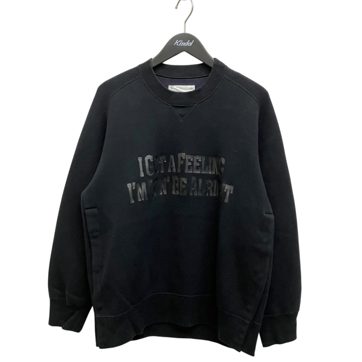 sacai Sponge Sweat Pullover 23-03099M 古着・中古-1枚目のアイテム画像