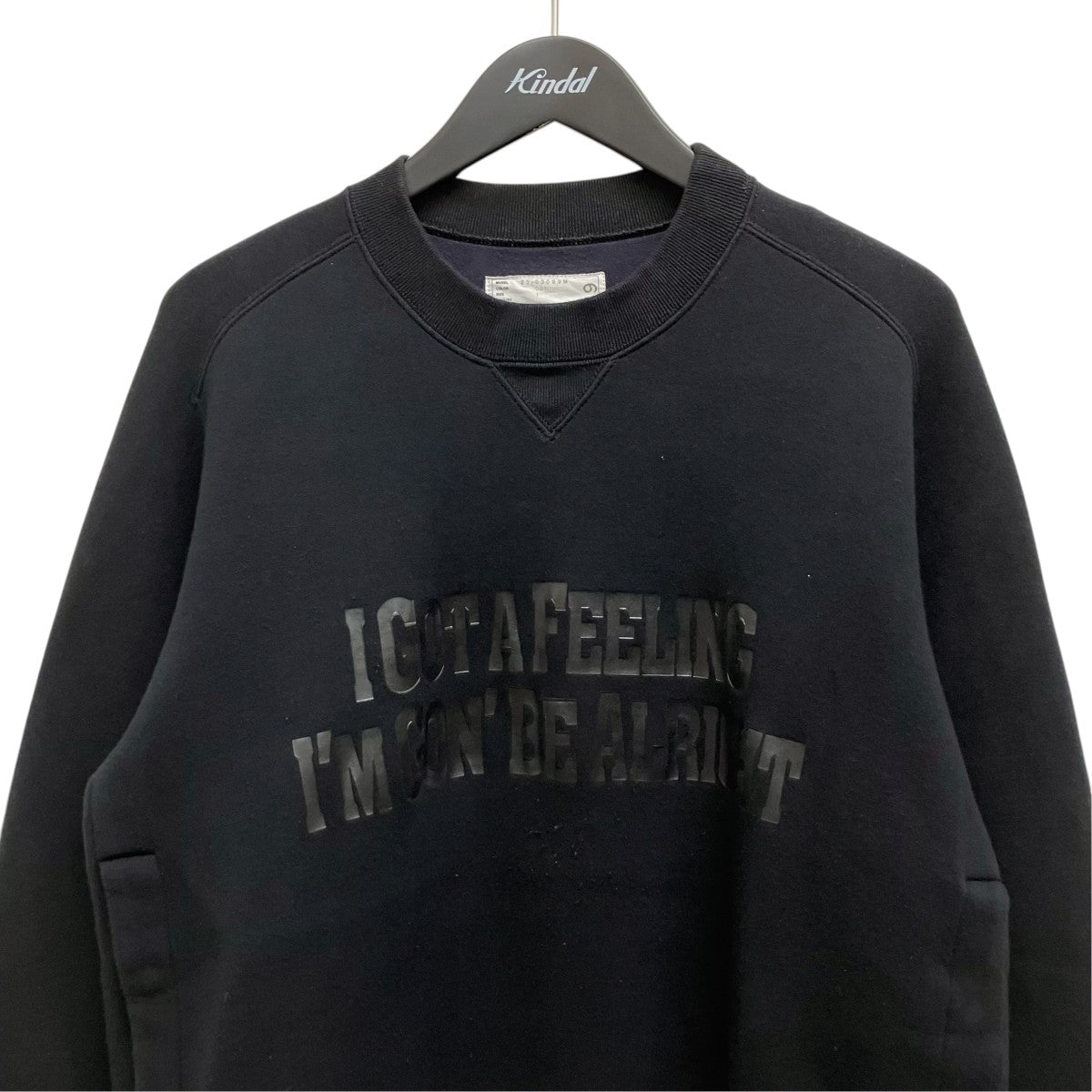 sacai Sponge Sweat Pullover 23-03099M 古着・中古-3枚目のアイテム画像