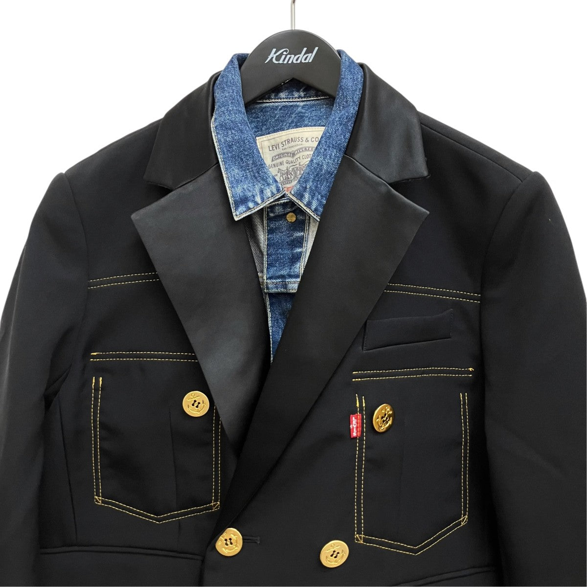 LEVI’S×sacai 25SS Denim Matelasse Twill JK 25-07780 古着・中古-3枚目のアイテム画像